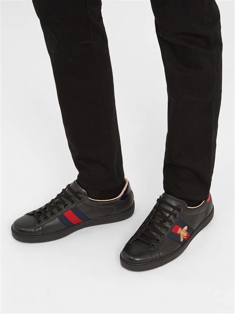 gucci ace bee trainers mens|Gucci boots with bees.